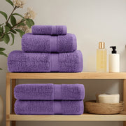 SOLUND hand towels 10 units purple 50x100 cm 600 gsm V9960 Vetonek