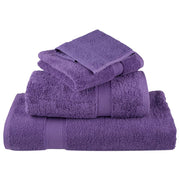 SOLUND hand towels 10 units purple 50x100 cm 600 gsm V9960 Vetonek