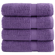 Toallas de ducha SOLUND 4 unidades morado 70x140 cm 600 gsm V9984 Vetonek