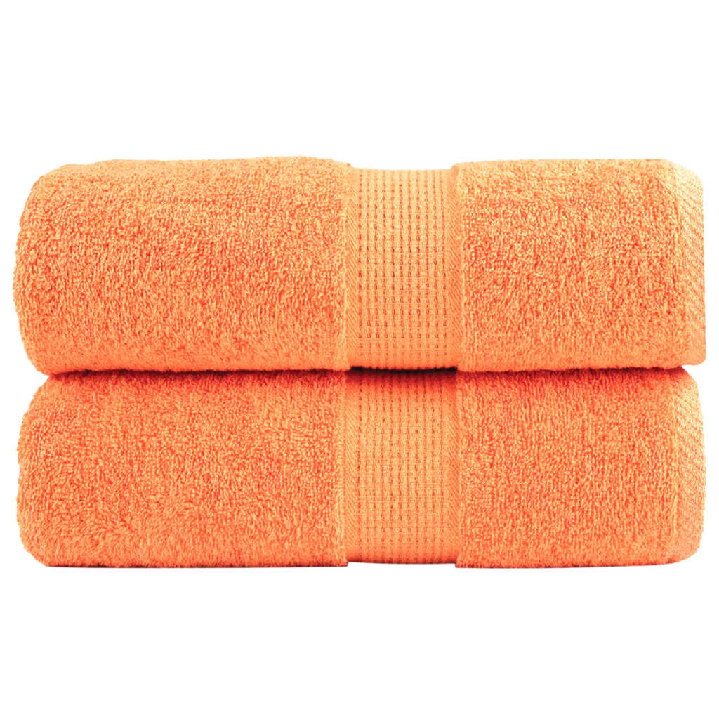 Solund towels 2 units orange 30x30 cm 600 gsm v0126 Vetonek