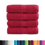 Vetonek SOLUND Towels 4 units red 30x30 cm 600 gsm