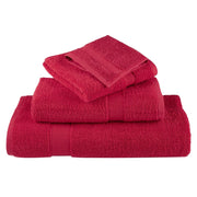 Solund towels 4 units red 30x30 cm 600 gsm v0379 - Vetonek