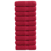 Solund towels 10 units red 30x30 cm 600 gsm v0386 Vetonek