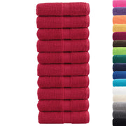 Vetonek SOLUND Towels 10 units red 30x30 cm 600 gsm