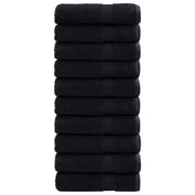 SOLUND hand towels 10 units black 50x100 cm 600 gsm V0683 Vetonek