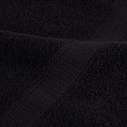 SOLUND hand towels 10 units black 50x100 cm 600 gsm V0683 Vetonek