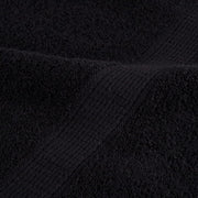 Toallas de ducha SOLUND 4 unidades negro 70x140 cm 600 gsm V0706 Vetonek