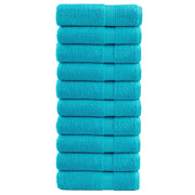 SOLUND hand towels 10 units turquoise 50x100 cm 600 gsm V0928 Vetonek