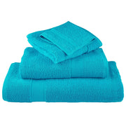 SOLUND hand towels 10 units turquoise 50x100 cm 600 gsm V0928 Vetonek