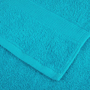 SOLUND hand towels 10 units turquoise 50x100 cm 600 gsm V0928 Vetonek