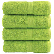 Solund towels 4 pcs apple green 30x30 cm 600 gsm v1338 Vetonek