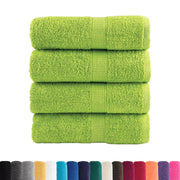 Vetonek SOLUND Towels 4 pcs apple green 30x30 cm 600 gsm