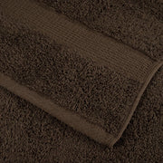 Juego de toallas premium SOLUND 12 unidades marrón 600 gsm V2151 Vetonek