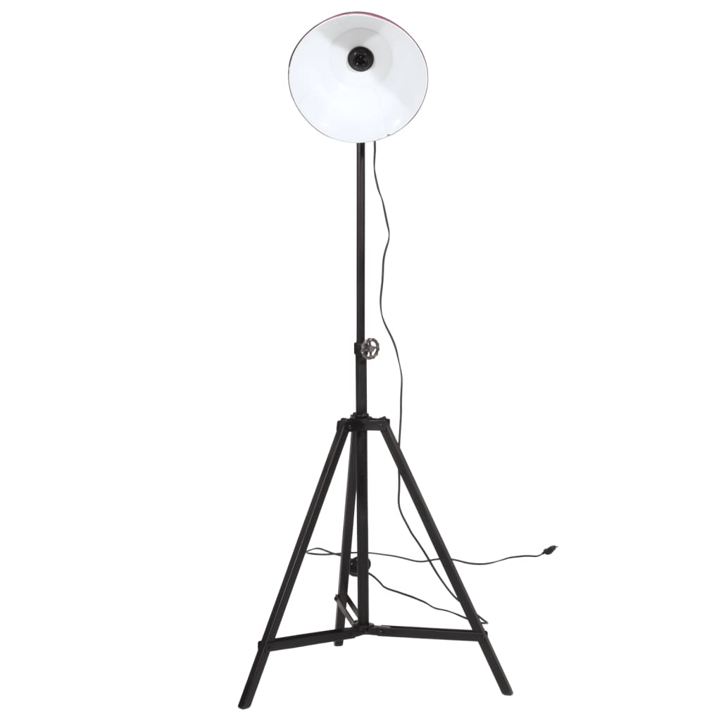 Lampe à pied rouge 25 W e27 61x61x90 / 150 cm