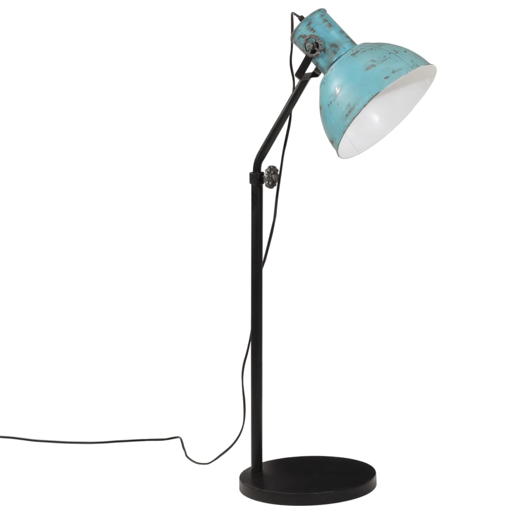 Lampadaire usé bleu 25 W E27 30x30x90-150 cm V9358 Vetonek