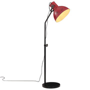 Lampadaire rouge usé 25 W E27 30x30x90-150 cm V9365 Vetonek