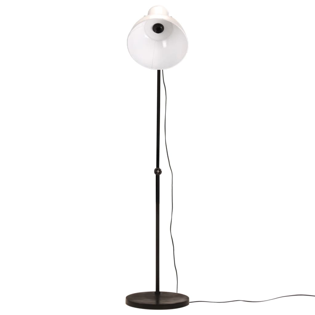 Lampe à pied blanche 25 W e27 150 cm