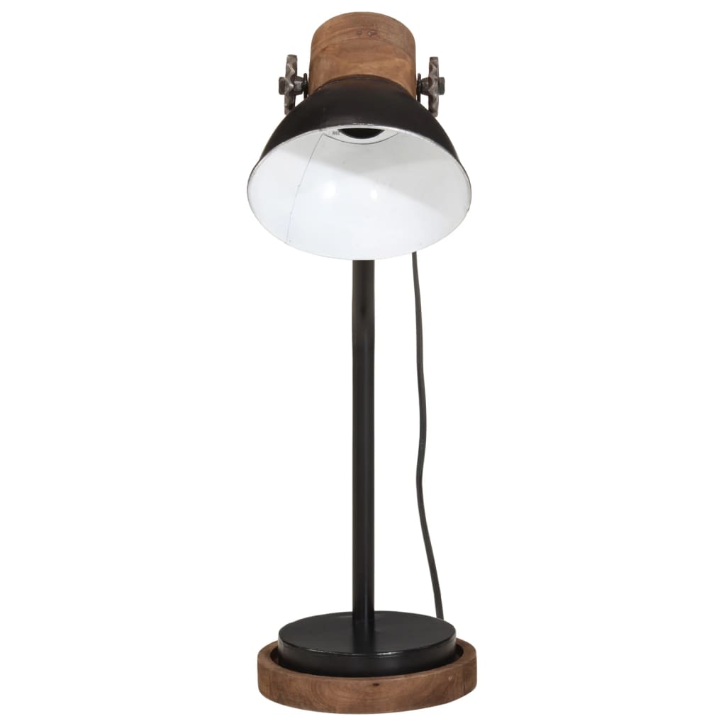 Schwarze Desktop -Lampe 25 W E27 18x18x60 cm