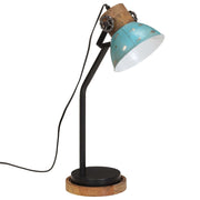 Lampe de bureau bleue usée 25 W E27 18x18x60 cm V0088 Vetonek