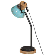 Lampe de bureau bleue usée 25 W E27 18x18x60 cm V0088 Vetonek