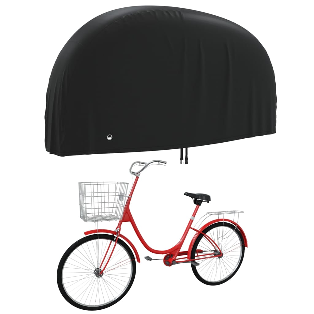 Cubierta para bicicleta Oxford 190T negro 200x70x110 cm