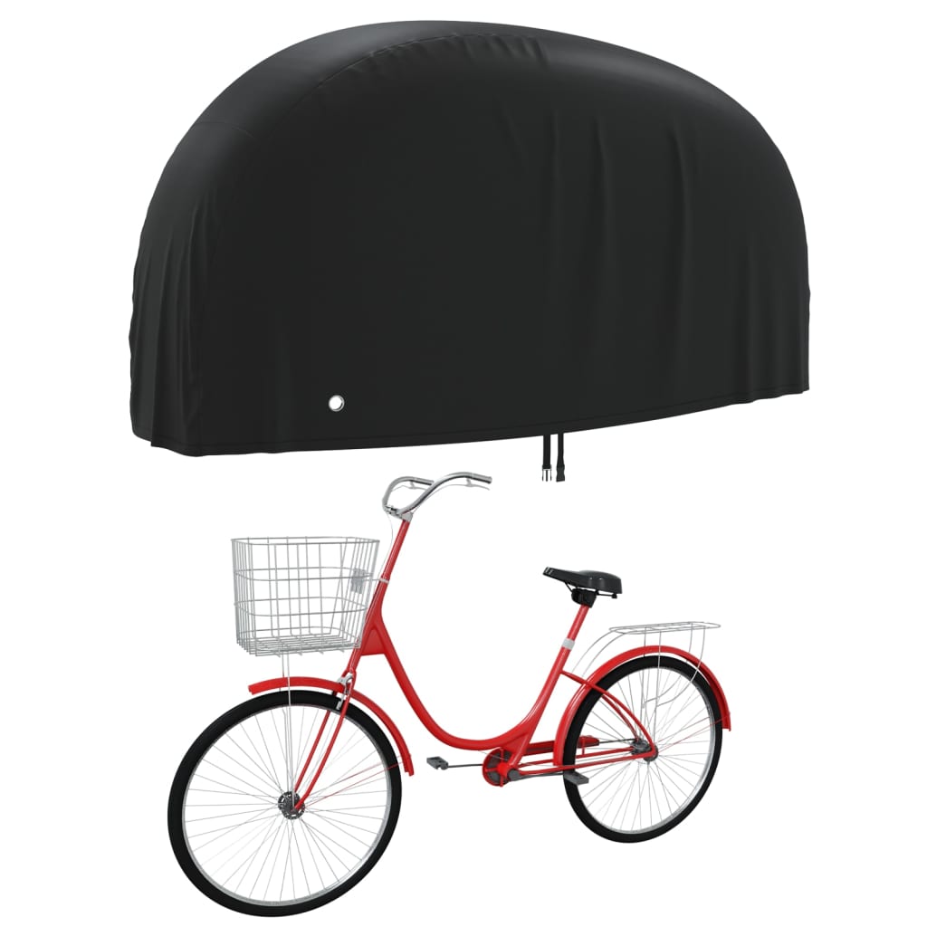 Cubierta para bicicleta Oxford 190T negro 200x85x110 cm