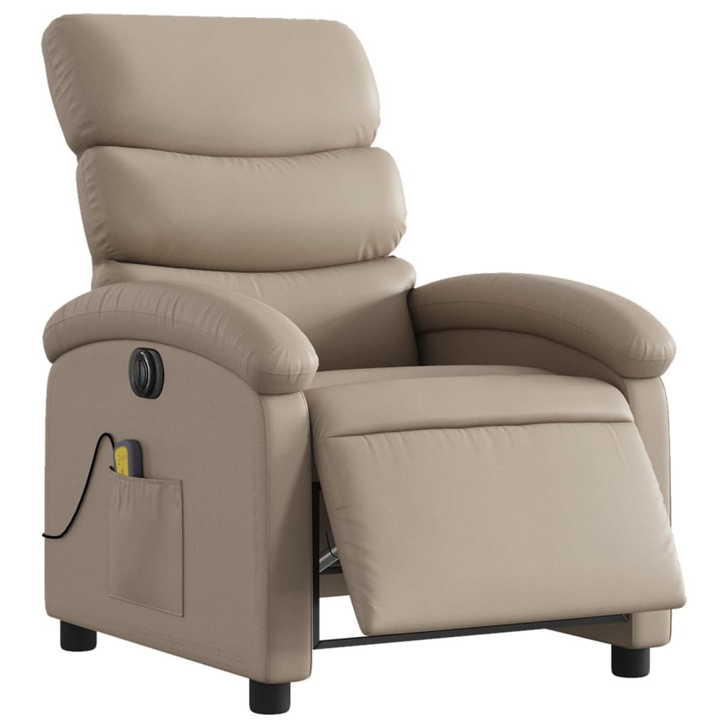 Reclinable Electric Massage Synthetic Leather Capuchin