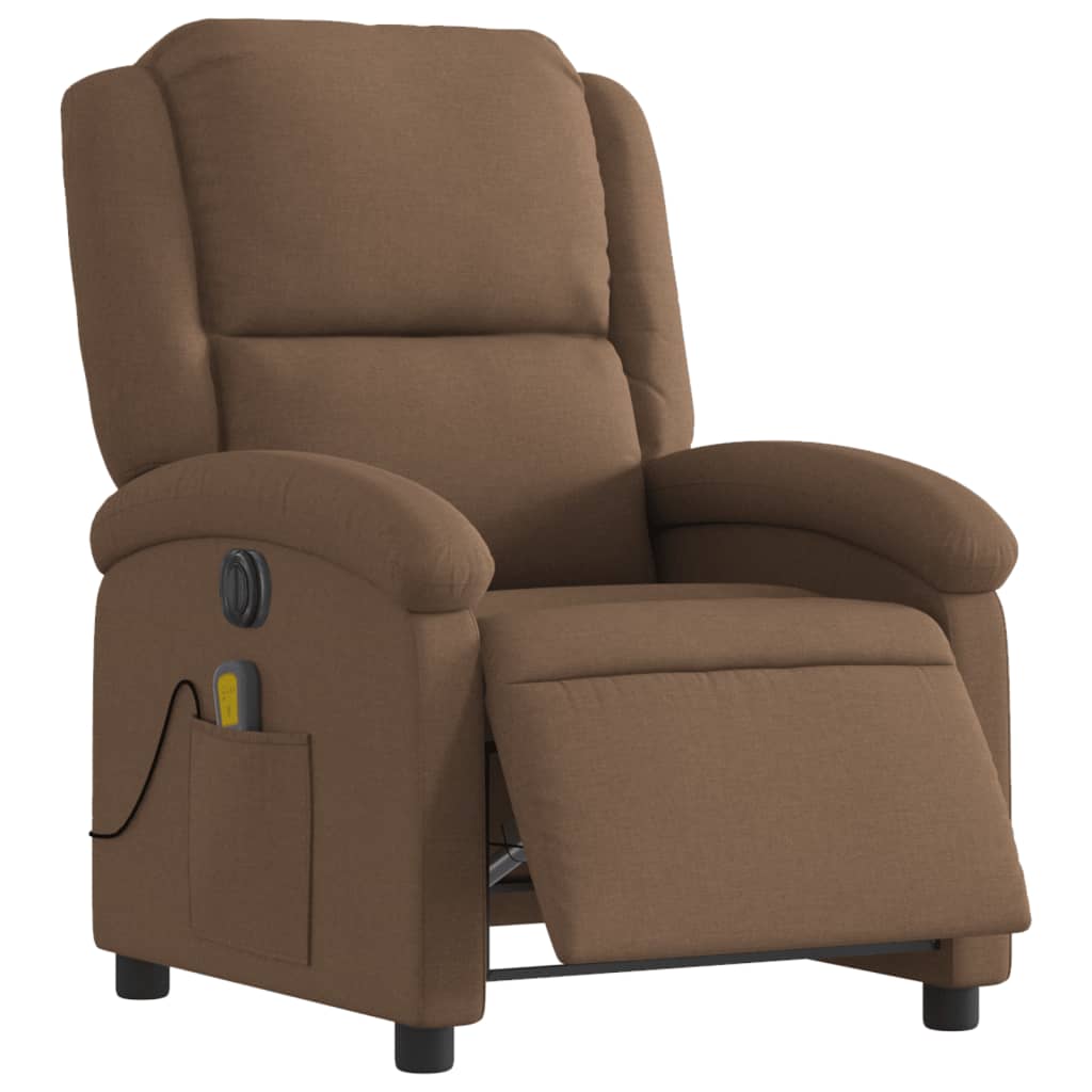 Reclinable electrical massage armchair