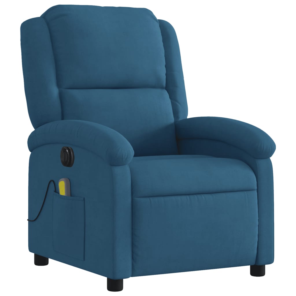 Reclinable electrical massage armchair