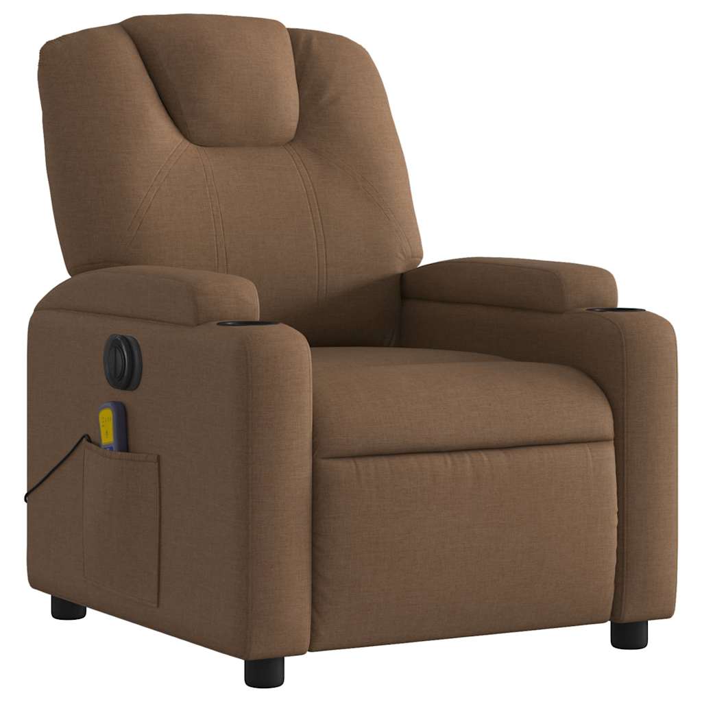 Reclinable electrical massage armchair