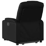 Sillón reclinable elevable eléctrico de cuero sintético con funciones de masaje y confort - Vetonek