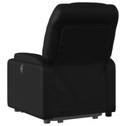 Sillón reclinable elevable eléctrico de cuero sintético con funciones de masaje y confort - Vetonek