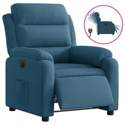 Sillón reclinable eléctrico terciopelo azul V5686 Vetonek