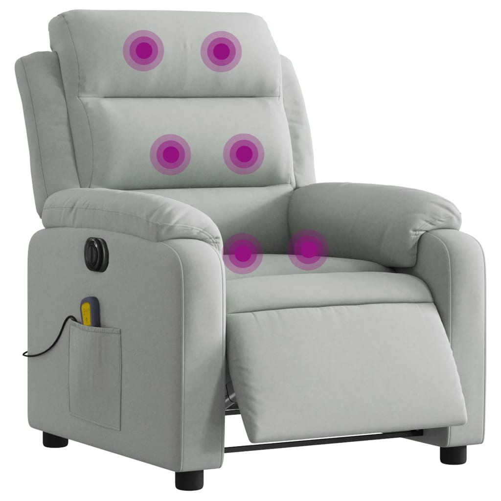 Reclinable electrical massage armchair