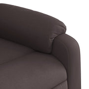 Sillón reclinable eléctrico tela marrón oscuro V6713 Vetonek