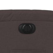 Sillón reclinable eléctrico tela marrón oscuro V6713 Vetonek