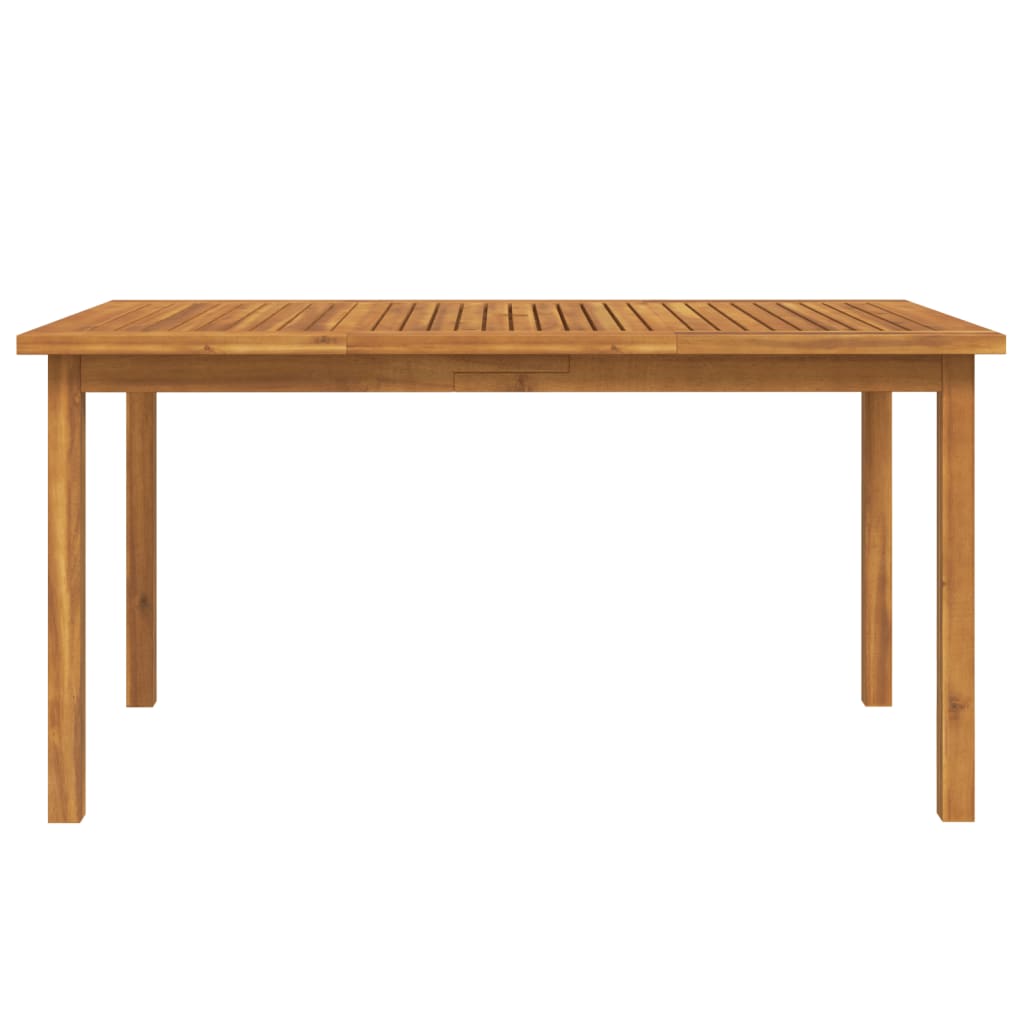 Juego de comedor para jardín 7 piezas madera maciza acacia vidaXL