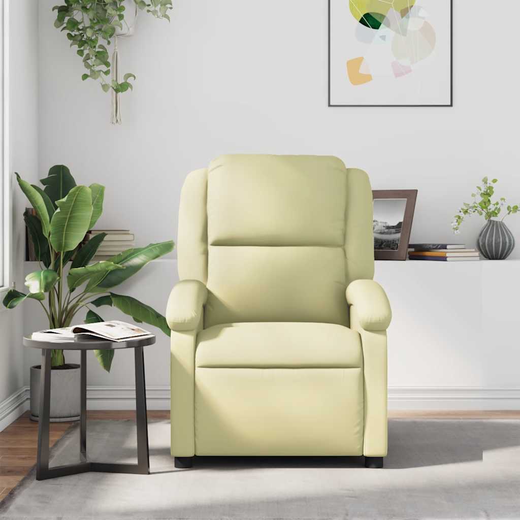 Fauteuil en cuir authentique inclinable