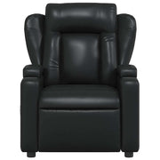 Sillón de masaje reclinable cuero sintético negro V0807 Vetonek
