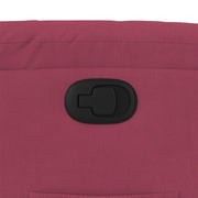 Sillón reclinable de terciopelo rojo tinto V2580 Vetonek