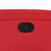 Sillón reclinable de cuero sintético rojo V2801 Vetonek