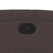 Sillón reclinable de tela marrón oscuro V2948 Vetonek
