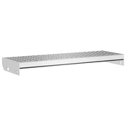 Peldaño de rejilla acero galvanizado 70x24x7 cm - Vetonek