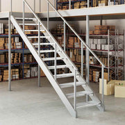 Peldaño de rejilla acero galvanizado 70x24x7 cm - Vetonek