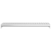 Peldaño de rejilla acero galvanizado 80x24x7 cm v6908 - Vetonek