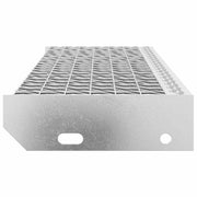 Peldaño de rejilla acero galvanizado 80x24x7 cm v6908 - Vetonek