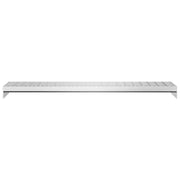 Peldaño de rejilla acero galvanizado 100x24x7 cm v6922 - Vetonek