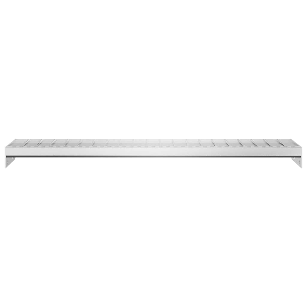 Peldaño de rejilla acero galvanizado 100x24x7 cm v6922 - Vetonek