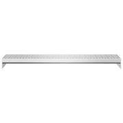 Peldaño de rejilla acero galvanizado 80x24x7 cm v6953 - Vetonek