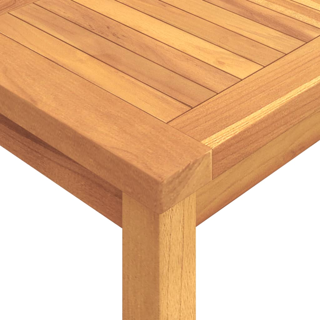 Juego de comedor para jardín 5 piezas madera maciza de teca vidaXL